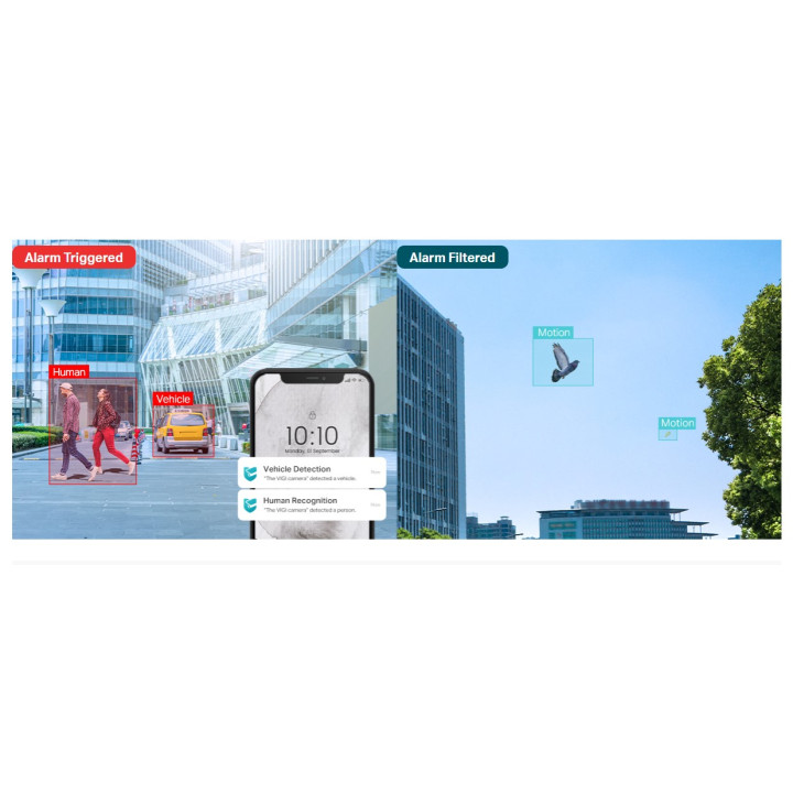 Мрежова камера TP-Link VIGI InSight S485, 8MP, 4mm, Куполна, За външен монтаж - InSight S485(4mm) - 5