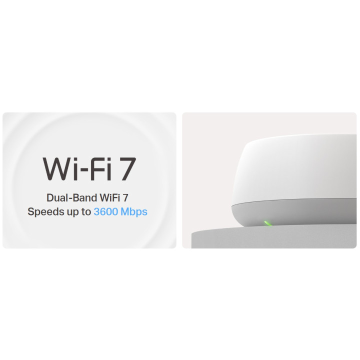 Безжична мрежова система TP-Link Deco BE22, BE3600 Wi-Fi 7 Mesh (2-pack) - 8