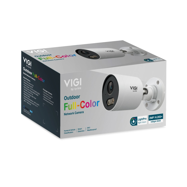 Мрежова камера TP-Link VIGI InSight S325, 2MP, булет, външна, 4mm - InSight S325(4mm) - 9