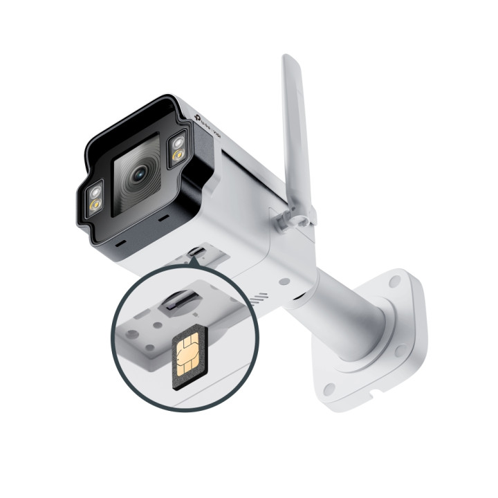 Външна булет камера TP-Link VIGI InSight S345-4G, 4MP, 4G мрежова, IP66 - InSight S345-4G(4mm) - 4