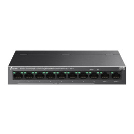 Мрежов комутатор TP-Link LS1210P, 8-портов 10/100Mbps + 2-портов гигабитов, 8 PoE+ порта - 1