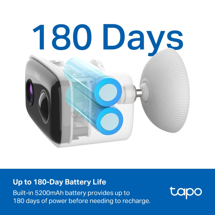 Интелигентна безжична външна охранителна камера TP-Link Tapo C400 - 2
