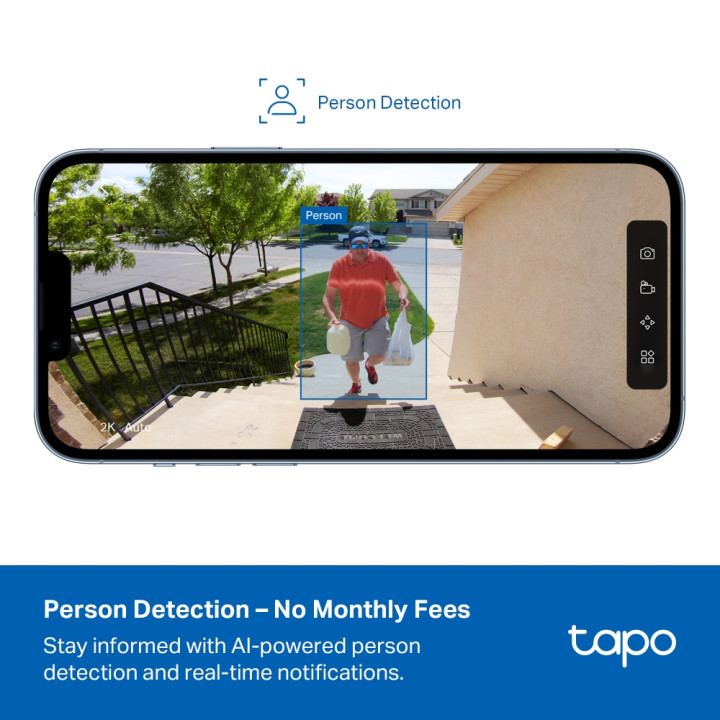 Интелигентна безжична външна охранителна камера TP-Link Tapo C400 - 4