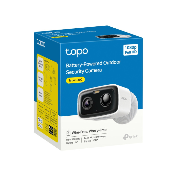 Интелигентна безжична външна охранителна камера TP-Link Tapo C400 - 9