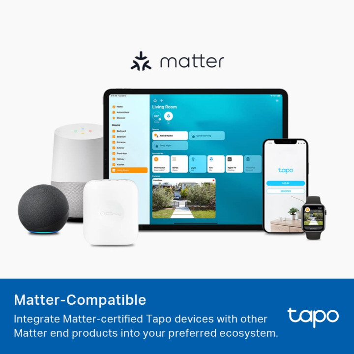 Интелигентна многоцветна крушка TP-Link Tapo L535E, E27, 16 милиона цвята, управление през приложение Kasa Smart - 4