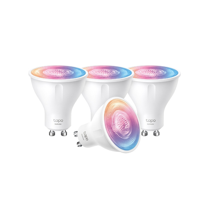 Интелигентна крушка TP-Link Tapo L630, 4-Pack, многоцветна, димируема - Tapo L630(4-Pack) - 1