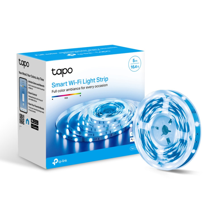 Многоцветна безжична LED Smart лента TP-Link Tapo L900-5, 5м - 4