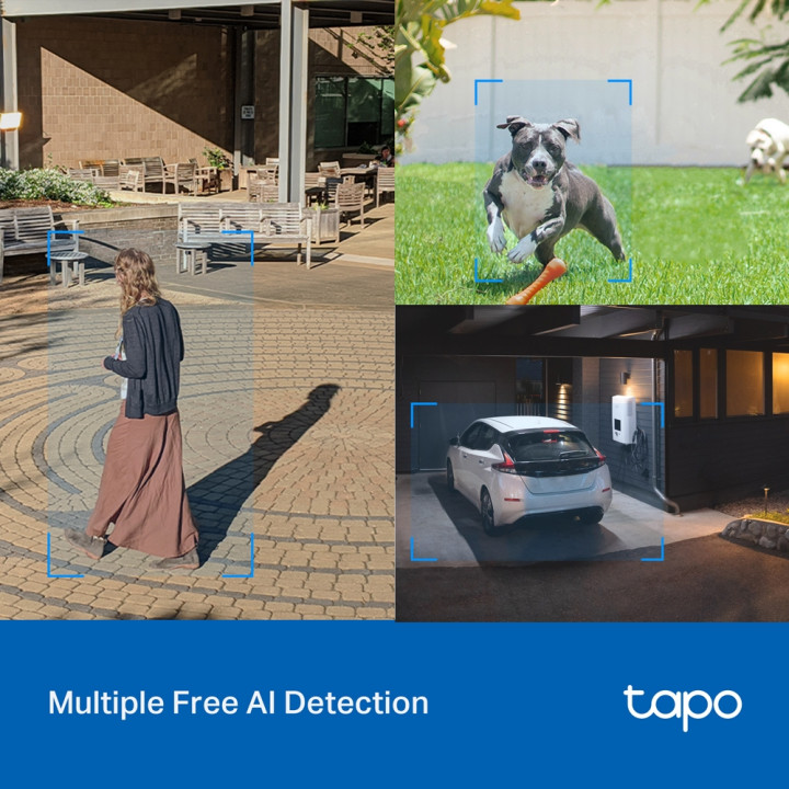 Външни охранителна камера TP-LINK Tapo C520WS, 2K QHD панорамна - 5