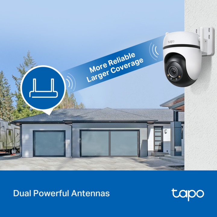 Външни охранителна камера TP-LINK Tapo C520WS, 2K QHD панорамна - 7