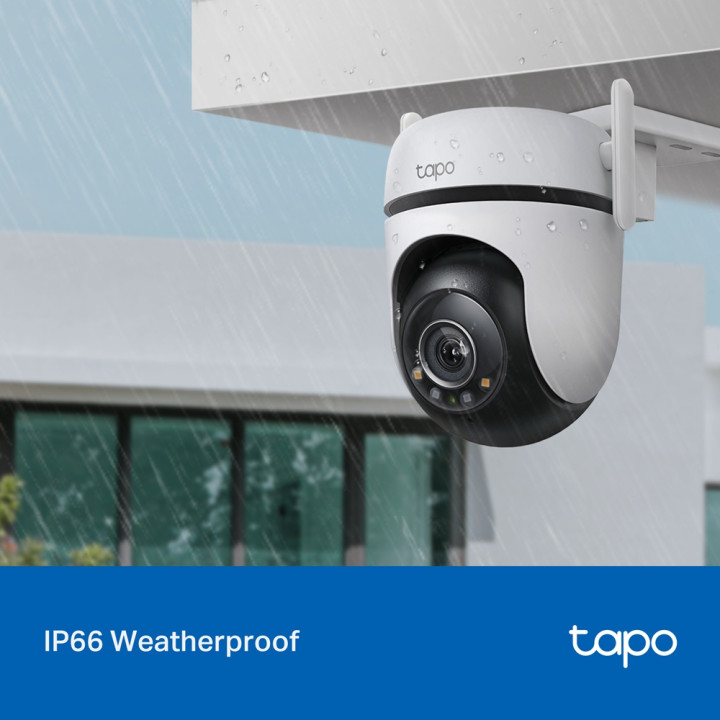Външни охранителна камера TP-LINK Tapo C520WS, 2K QHD панорамна - 10