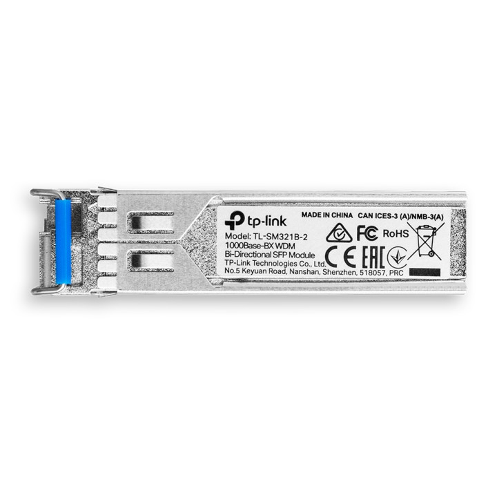 SFP модул TP-Link TL-SM321B-2, 1000Base-BX WDM, 1Gbps, Fiber 9/125μm - 2