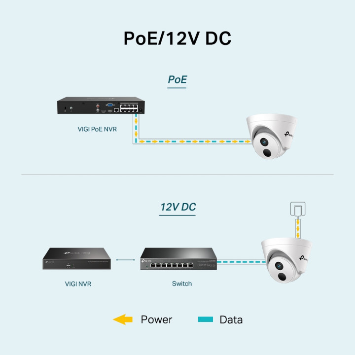 IP мрежова камера TP-Link VIGI C440I, 4MP 2560×1440, IR куполна, 4mm обектив - VIGI C440I(4mm) - 7