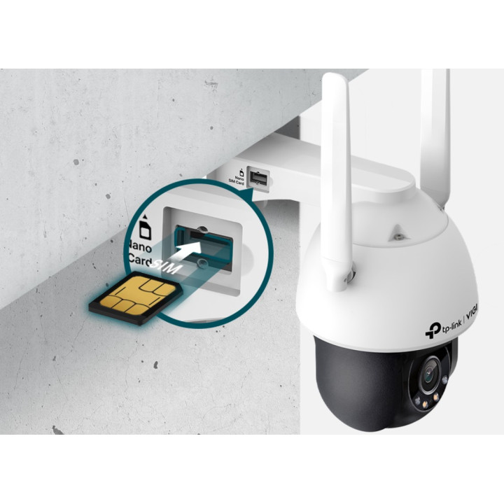 Мрежова камера TP-LINK VIGI C540-4G, 4MP, външна, панорамна и наклонена - VIGI C540-4G(4mm) - 4