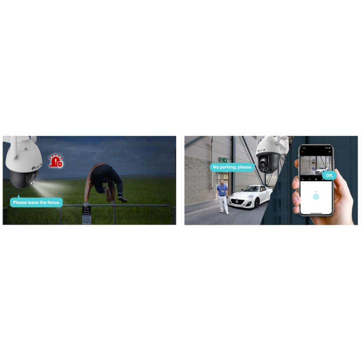 Мрежова камера TP-LINK VIGI C540-4G, 4MP, външна, панорамна и наклонена - VIGI C540-4G(4mm) - 8