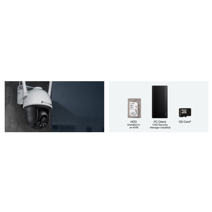 Мрежова камера TP-LINK VIGI C540-4G, 4MP, външна, панорамна и наклонена - VIGI C540-4G(4mm) - 9