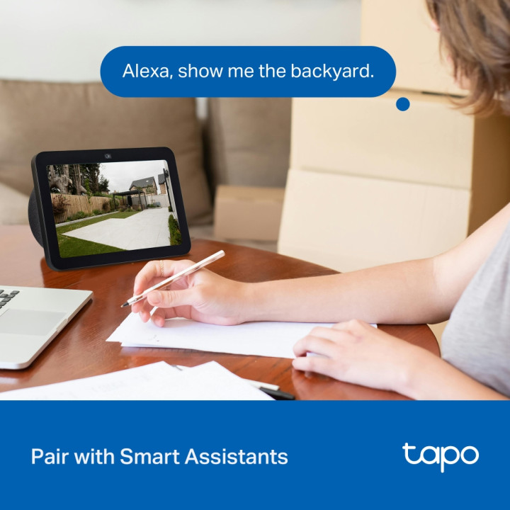 Охранителна камера TP-Link Tapo C236  с 3K 5MP резолюция, 360 градуса панорамно завъртане и IP65 защита - 14
