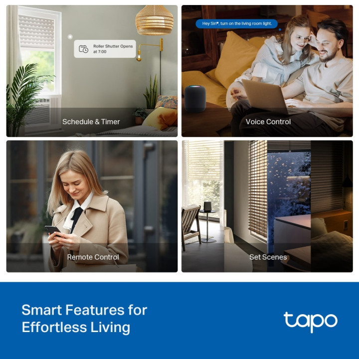 Модул за интелигентен превключвател TP-Link Tapo S112 - 6