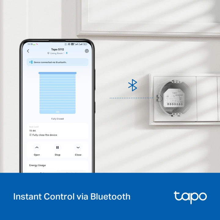 Модул за интелигентен превключвател TP-Link Tapo S112 - 10