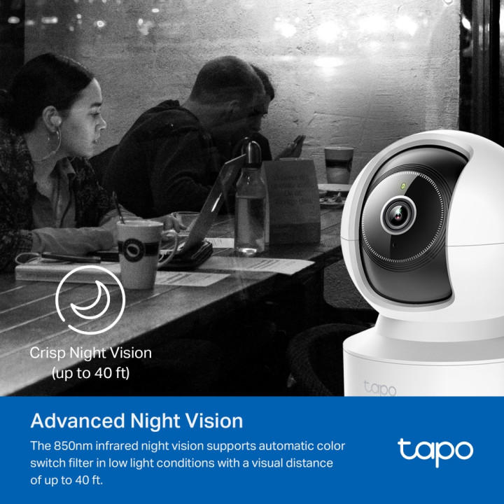 Wi-Fi камера за наблюдение TP-LINK Tapo C232, 1/3" CMOS, 4mm обектив, AI Detection, вътрешен монтаж - 5