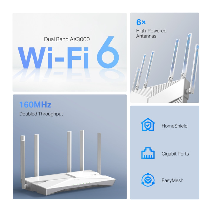 Wi-Fi 6 рутер TP-Link Archer AX56 AX3000 - 2