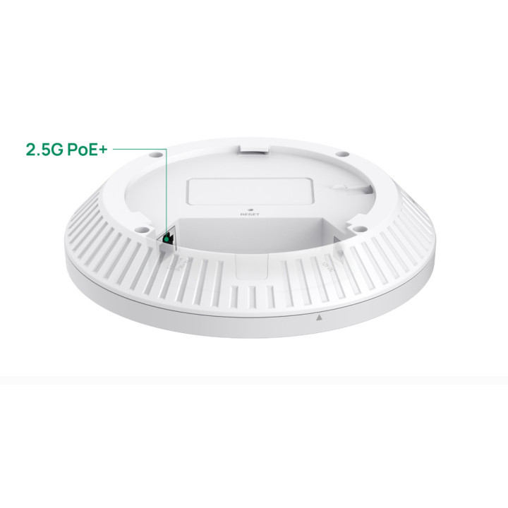 Точка за достъп Wi-Fi 7 TP-Link Omada EAP727 BE5000, 2.5 Gbps Ethernet, IEEE 802.11be, вътрешен монтаж - 6