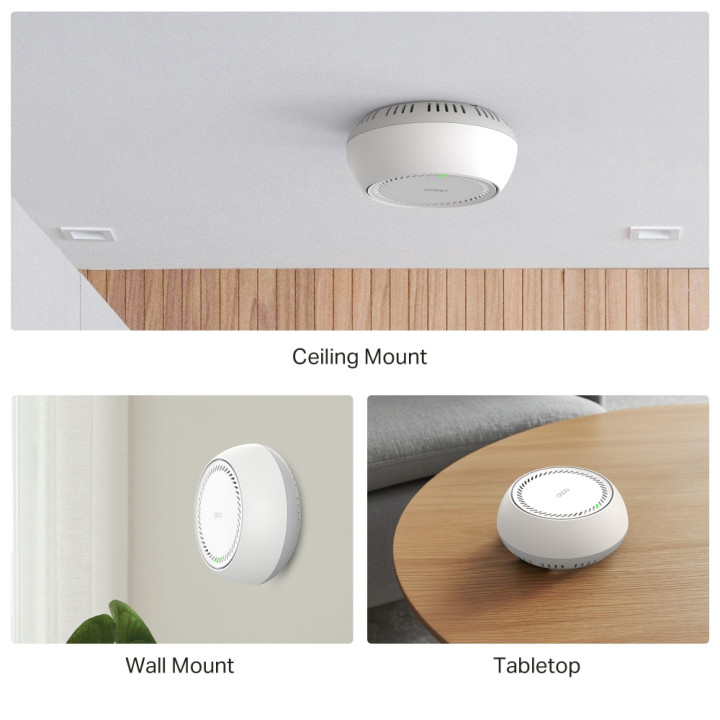 WiFi система TP-LINK Deco BE65-PoE, BE9300 6GHz 5765Mbps, 3-pack - Deco BE65-PoE(3-pack) - 4