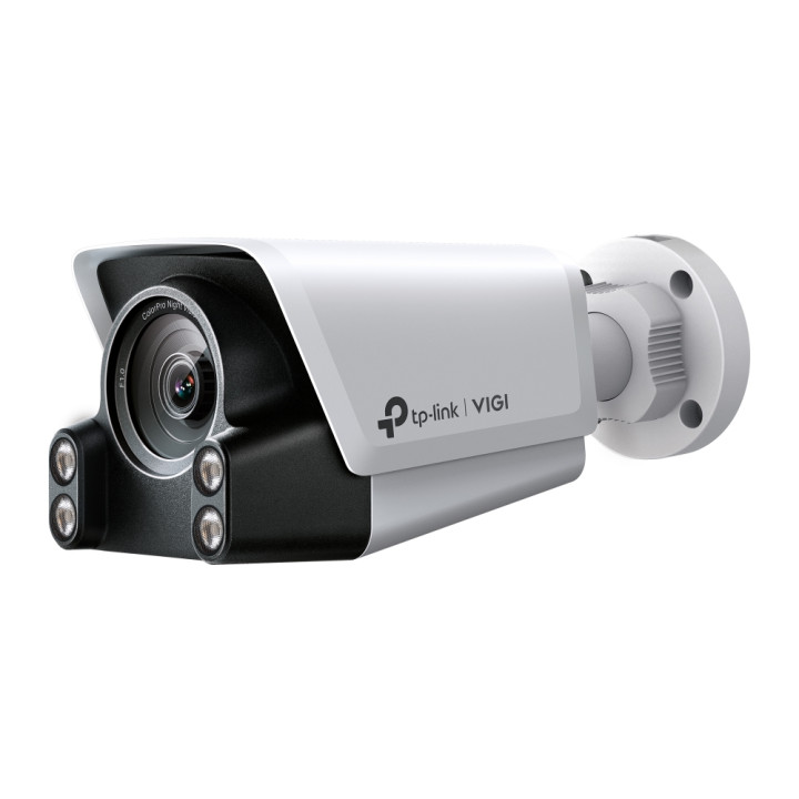 Мрежова камера TP-Link VIGI C340S, 4MP, Bullet, външна, Бяла - VIGI C340S(4mm) - 1