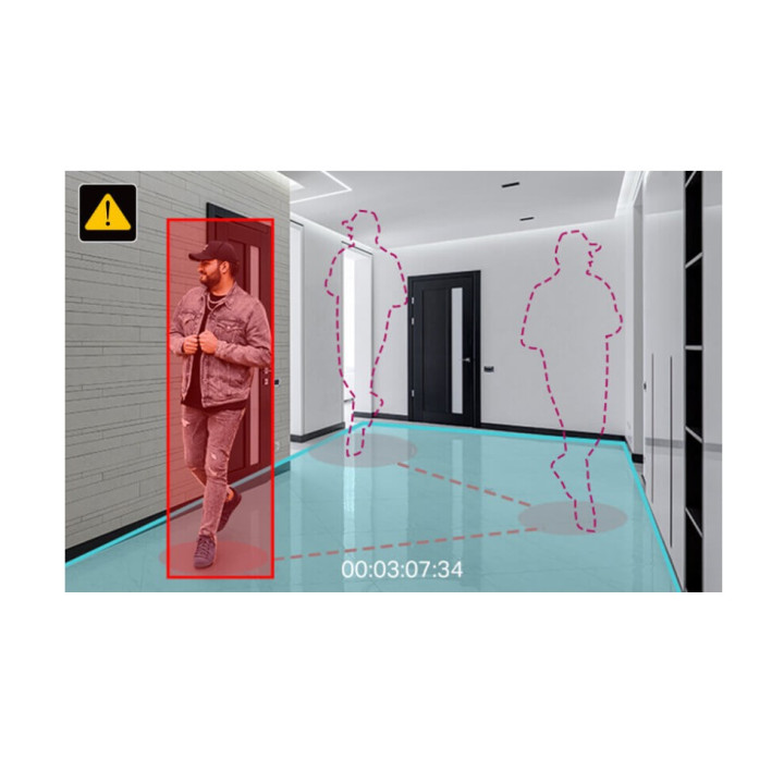 Мрежова камера TP-Link VIGI C340S, 4MP, Bullet, външна, Бяла - VIGI C340S(4mm) - 12