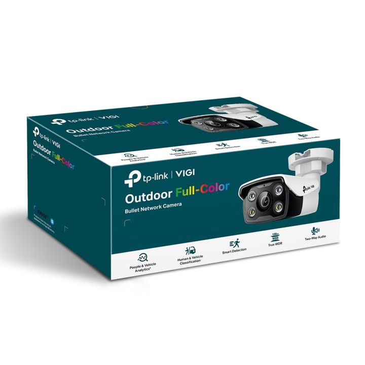 Мрежова камера TP-Link VIGI C350, 5MP, 2.8mm, Булет, Външна, Пълноцветна - VIGI C350(2.8mm) - 12