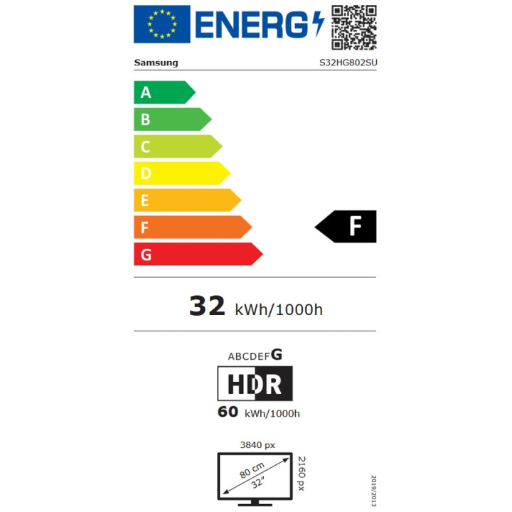 Монитор Samsung 32'' LS32HG802SU Odyssey IPS G8, 6K 6144x3456, 1ms, 165Hz, Black - LS32HG802ESXEN - 9
