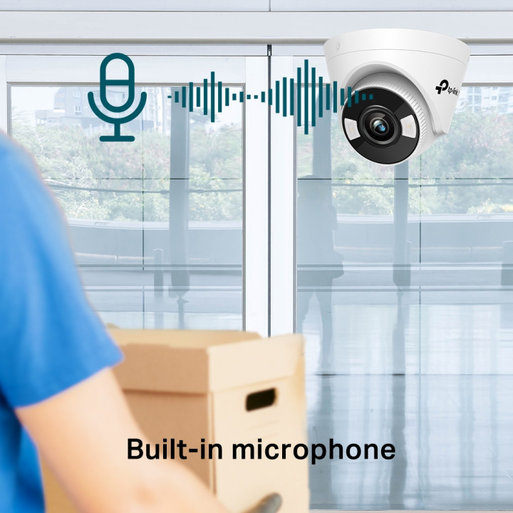 Мрежова камера TP-LINK VIGI C430, 3MP, 4mm обектив, Full Color, H.265+, 12V DC - VIGI C430(4mm) - 7