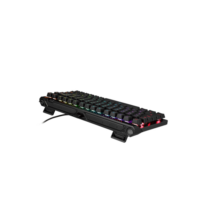 Механична геймърска клавиатура ASUS ROG Falchion ACE 75, RGB подсветка, черна, USB 2.0 (TypeC to TypeA) - 90MP047H-BKUA20 - 3