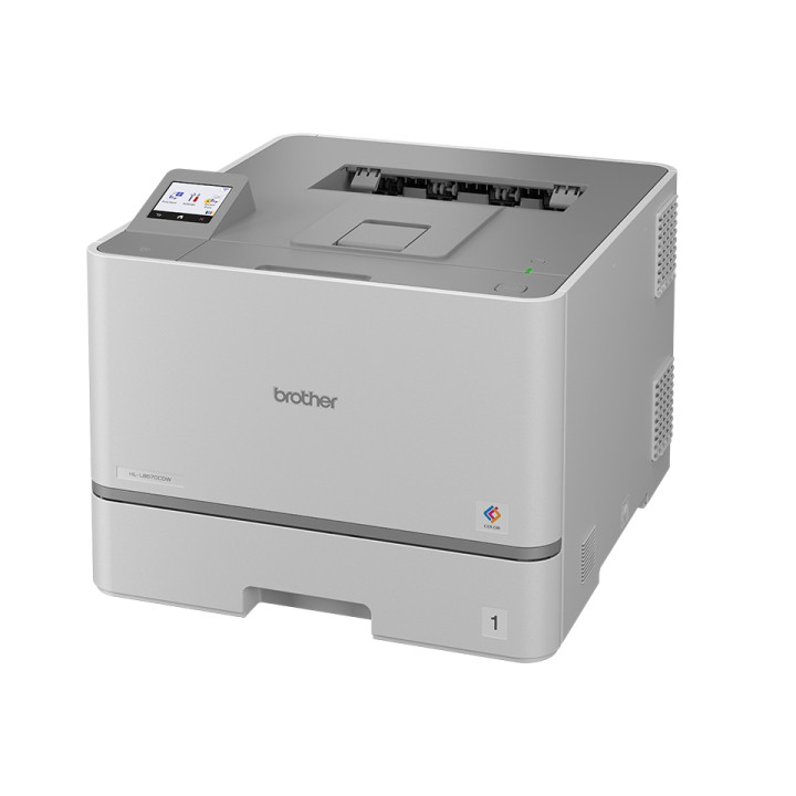 Цветен лазерен принтер Brother HL-L8570CDW, 31 ppm, 600 x 600 dpi, Сензорен екран 6.8 см, Wi-Fi, Двустранен печат - HLL8570CDWYJ