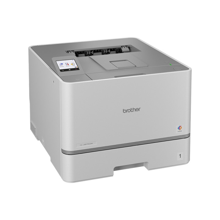 Цветен лазерен принтер Brother HL-L8570CDW, 31 ppm, 600 x 600 dpi, Сензорен екран 6.8 см, Wi-Fi, Двустранен печат - HLL8570CDWYJ