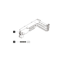 PCIe Riser Kit Lenovo ThinkSystem V3, Gen4 x16/x8/x8 конфигурация - 4XH7A82896 - 1