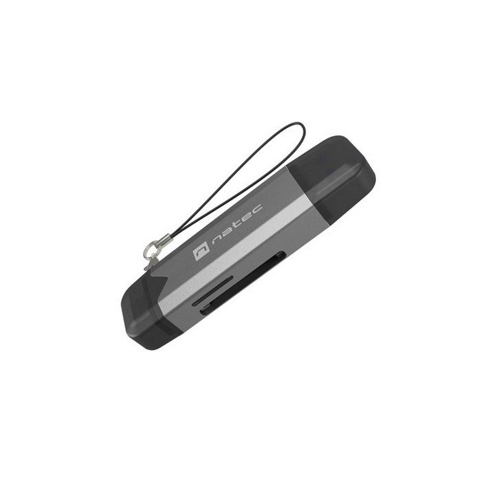 Четец за карти Natec Scarab 3, USB-C/USB-A 3.2 Gen 1, поддържа SD/microSD до 2TB - NCZ-2262 - 5
