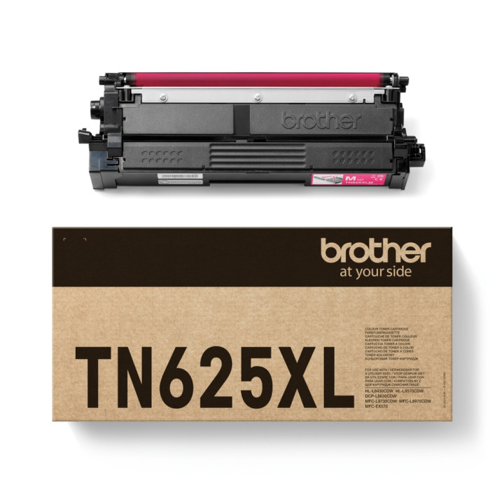 Консуматив Brother TN-625XLM, Magenta Тонер Касета, 4500 страници - TN625XLM - 1