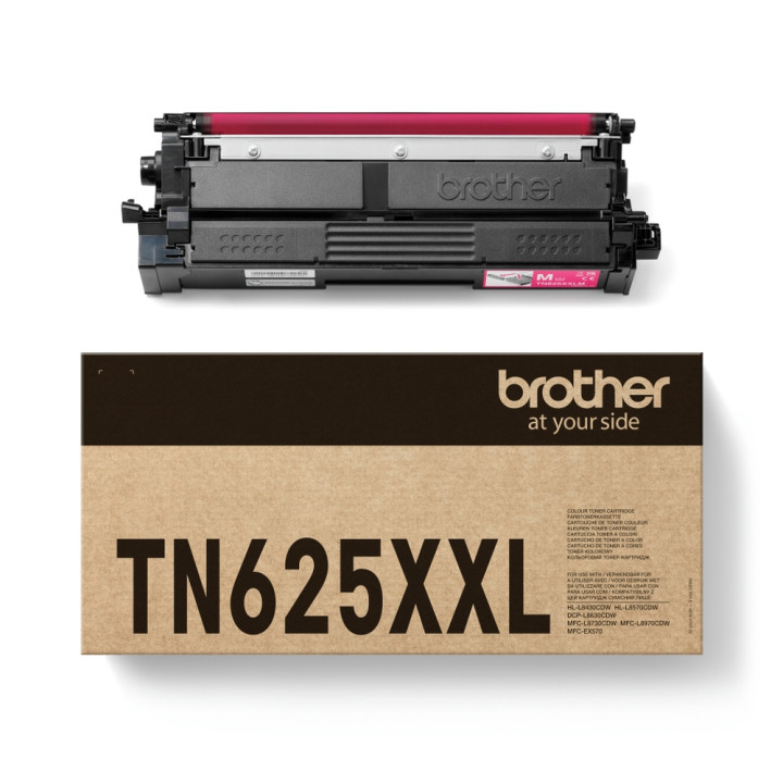 Тонер касета Brother TN-625XXLM, Magenta, 6500 страници - TN625XXLM - 1