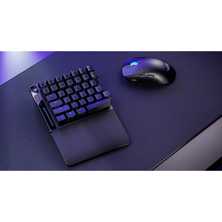 Bluetooth механична геймърска клавиатура ASUS ROG Falcata, USB/RF Wireless/Bluetooth, RGB подсветка, Black - 90MP043H-BKUA20 - 3