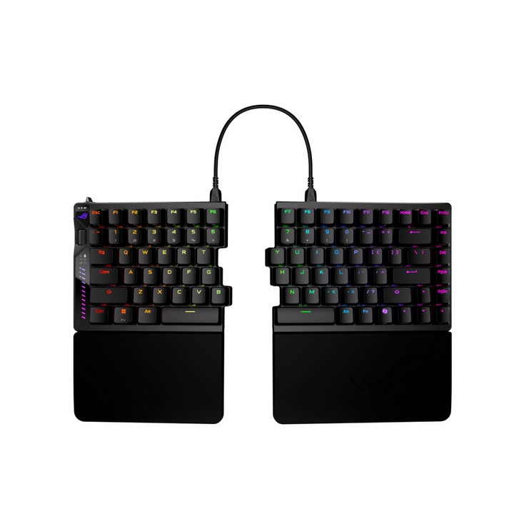 Bluetooth механична геймърска клавиатура ASUS ROG Falcata, USB/RF Wireless/Bluetooth, RGB подсветка, Black - 90MP043H-BKUA20 - 1