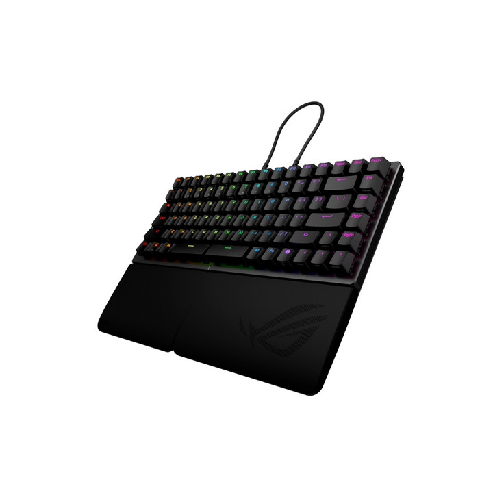 Bluetooth механична геймърска клавиатура ASUS ROG Falcata, USB/RF Wireless/Bluetooth, RGB подсветка, Black - 90MP043H-BKUA20 - 1