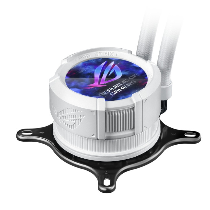 Водно охлаждане за процесор ASUS ROG Strix LC III 360 ARGB LCD White, 360mm, 3x120mm вентилатори, ARGB LED - 90RC00W2-M0UAY0 - 5