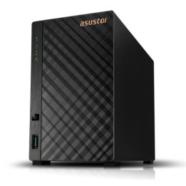NAS устройство Asustor AS1202T, 2-Bay, Realtek RTD1619B Quad Core 1.7GHz, 1GB DDR4 - 1