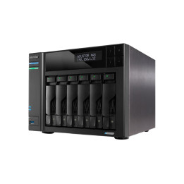 Мрежов сторидж Asustor Lockerstor AS6706, 6-Bay NAS, Intel Celeron N5105 Quad-Core 2.0GHz, 8GB DDR4, 4x M.2 NVMe слота - AS6706T