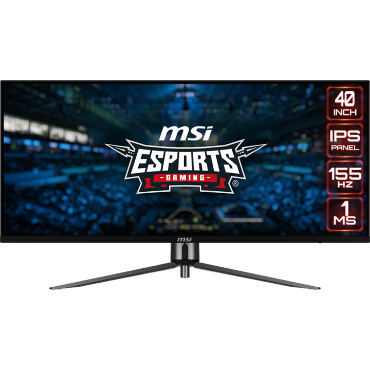 Монитор MSI MAG401QR, 40" Ultra Wide 3440x1440 IPS 155Hz - 9S6-3EA54H-015 - 1