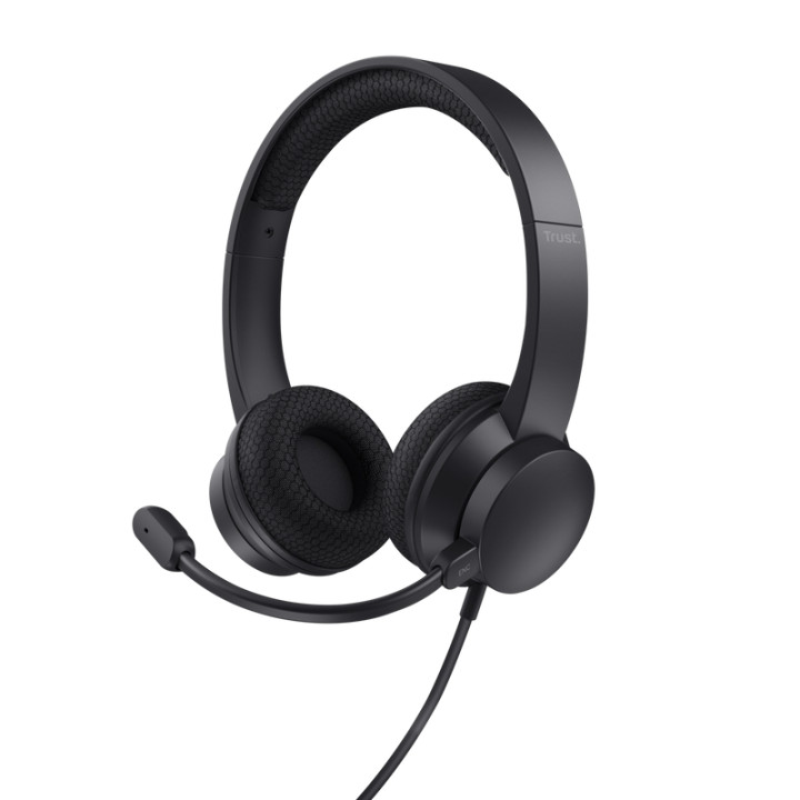Слушалки TRUST Ayda, USB свързване, ENC микрофон, шумопотискане - 25089 - 1