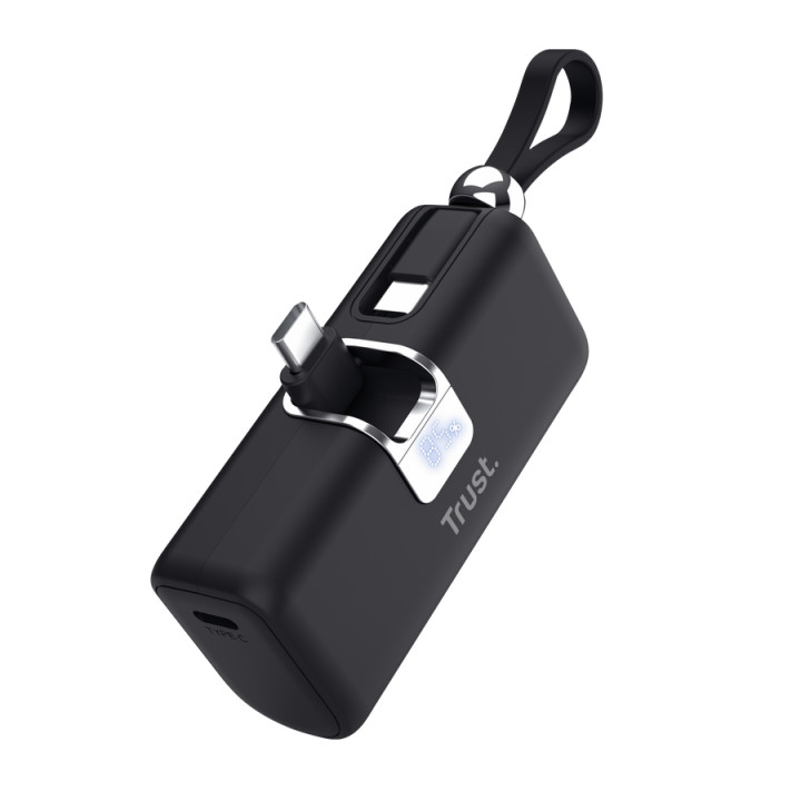 Външна батерия TRUST Pacto, 5000 mAh, 3x USB Type-C, 2.1A - 26104 - 2