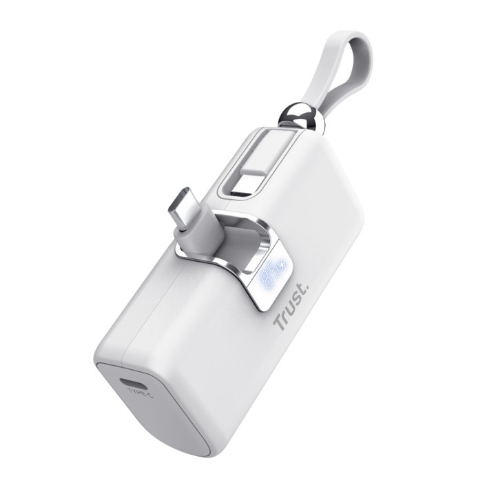 Външна батерия TRUST Pacto, 5000 mAh, 3x USB Type-C, 2.1A - 26105 - 2