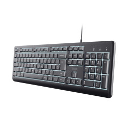 Клавиатура TRUST Primo, жична, с LED подсветка - 26291 - 1