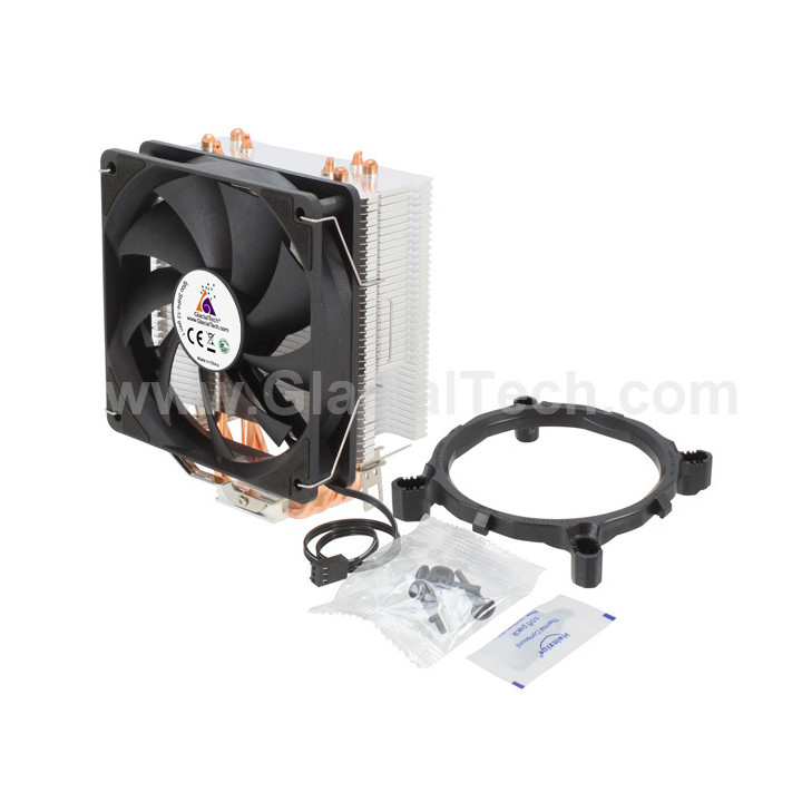 Охладител за процесор GLACIAL TECH Igloo SHP4-12 G1, 120mm PWM вентилатор, Intel LGA1700/1851/1200/115X и AMD AM4/AM5 - SHP4-12 